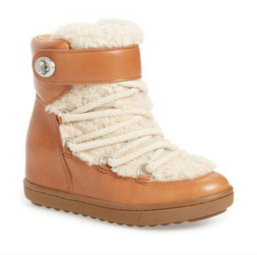 COPY - Coach Monroe Shearling Leather Boots, NWOT